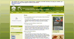 Desktop Screenshot of internationaldemocracywatch.org